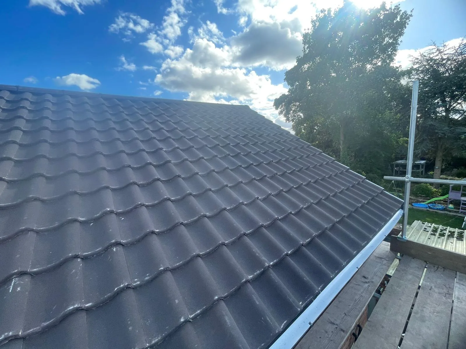 Roof detail from a recent Seal Pro Roofing job