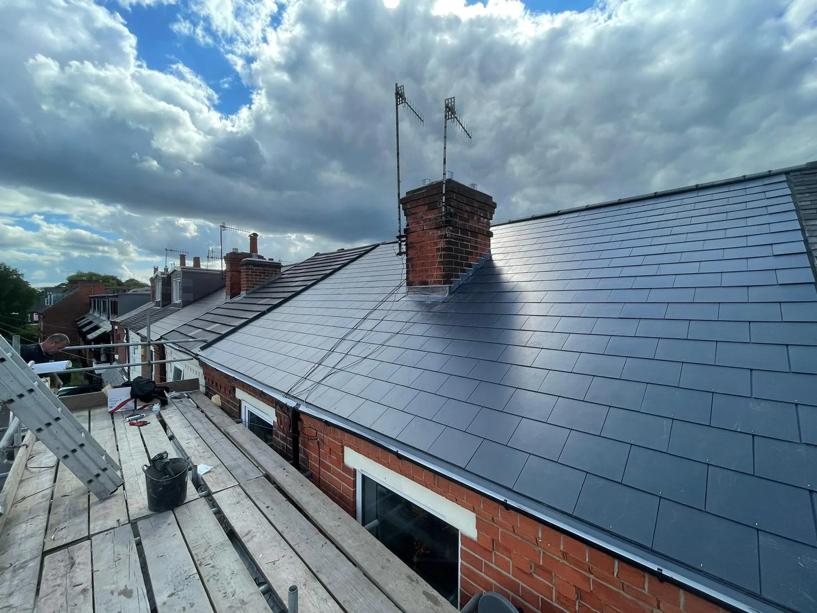 Roof repair carried out by Seal Pro Roofing