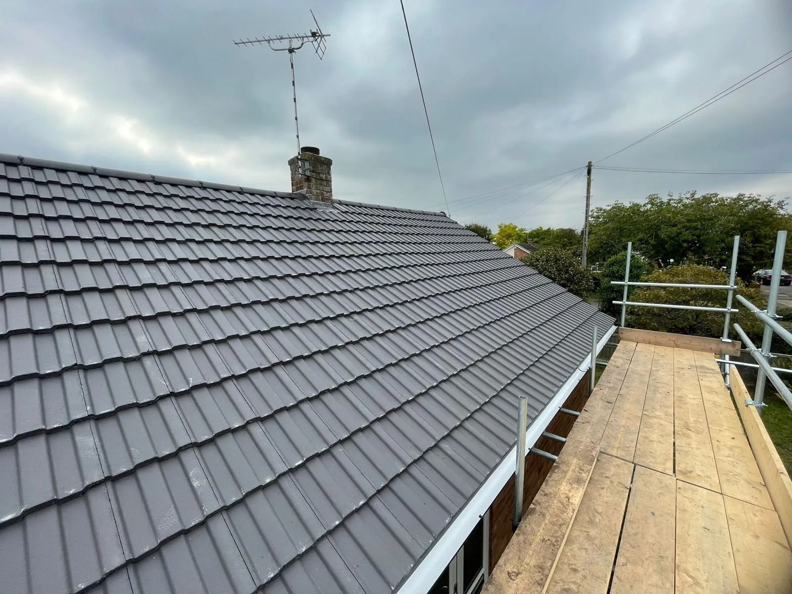 Roof repair work by Seal Pro Roofing