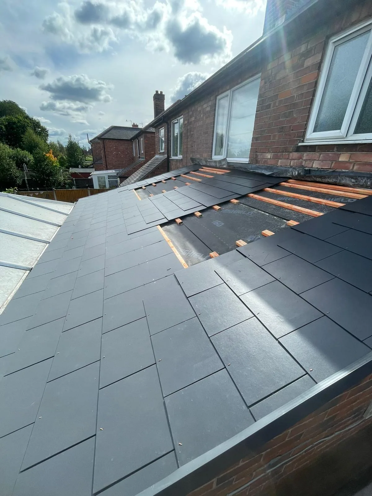 Completed roofing job by Seal Pro Roofing