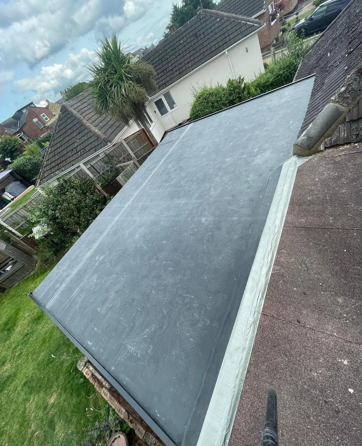 Roof repair completed by the Seal Pro Roofing team