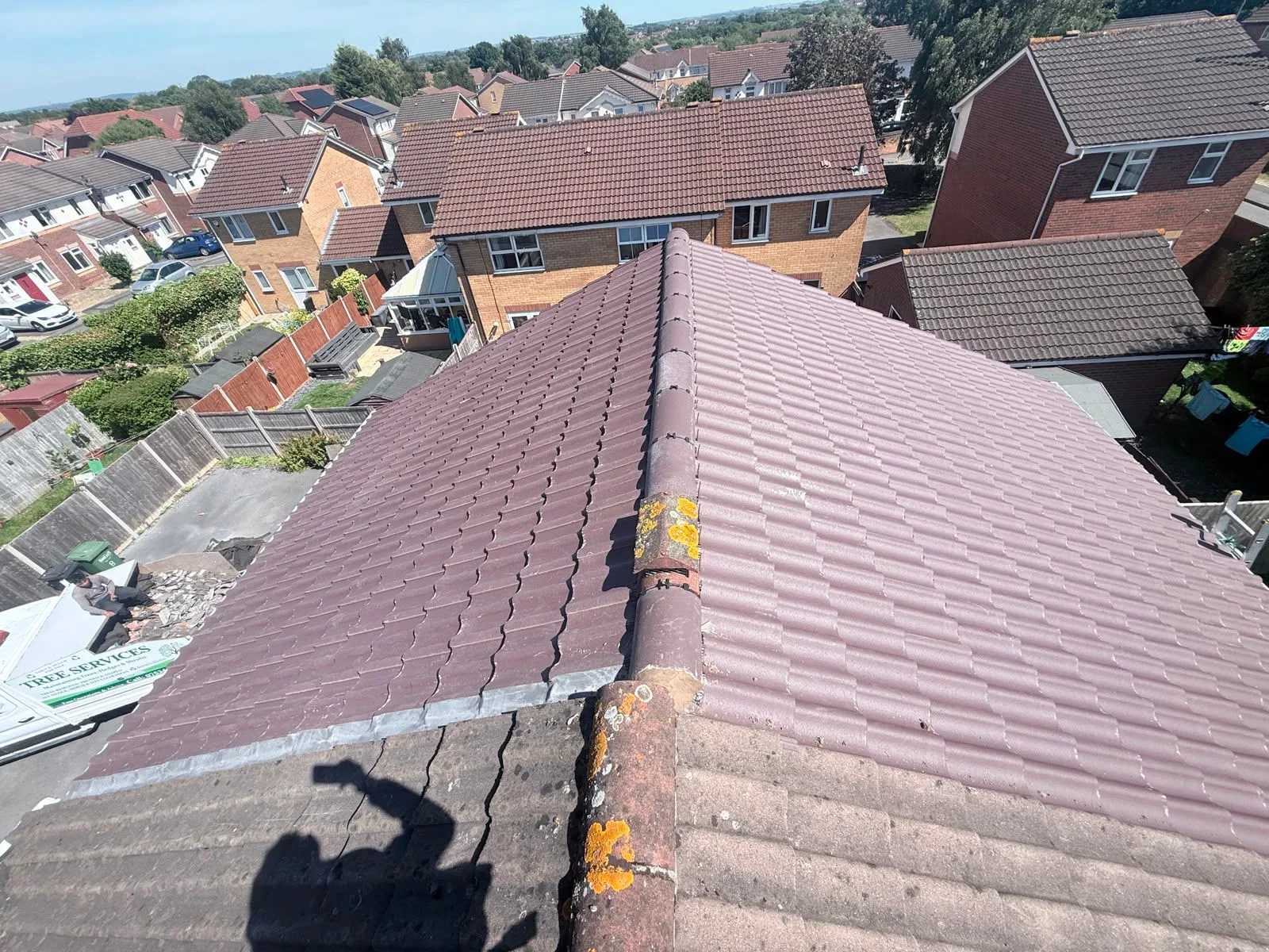 Fascia and gutter detail from our New Malden roofline project