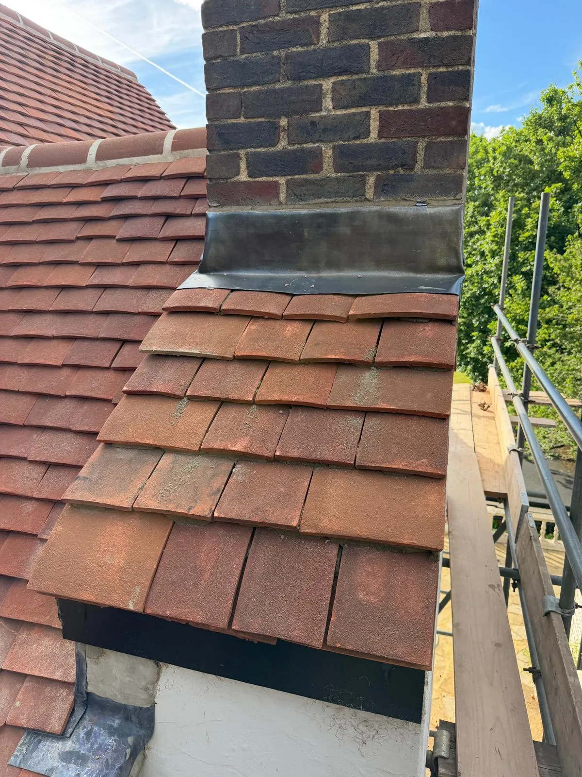 New clay tile roof installation by Seal Pro Roofing in Richmond
