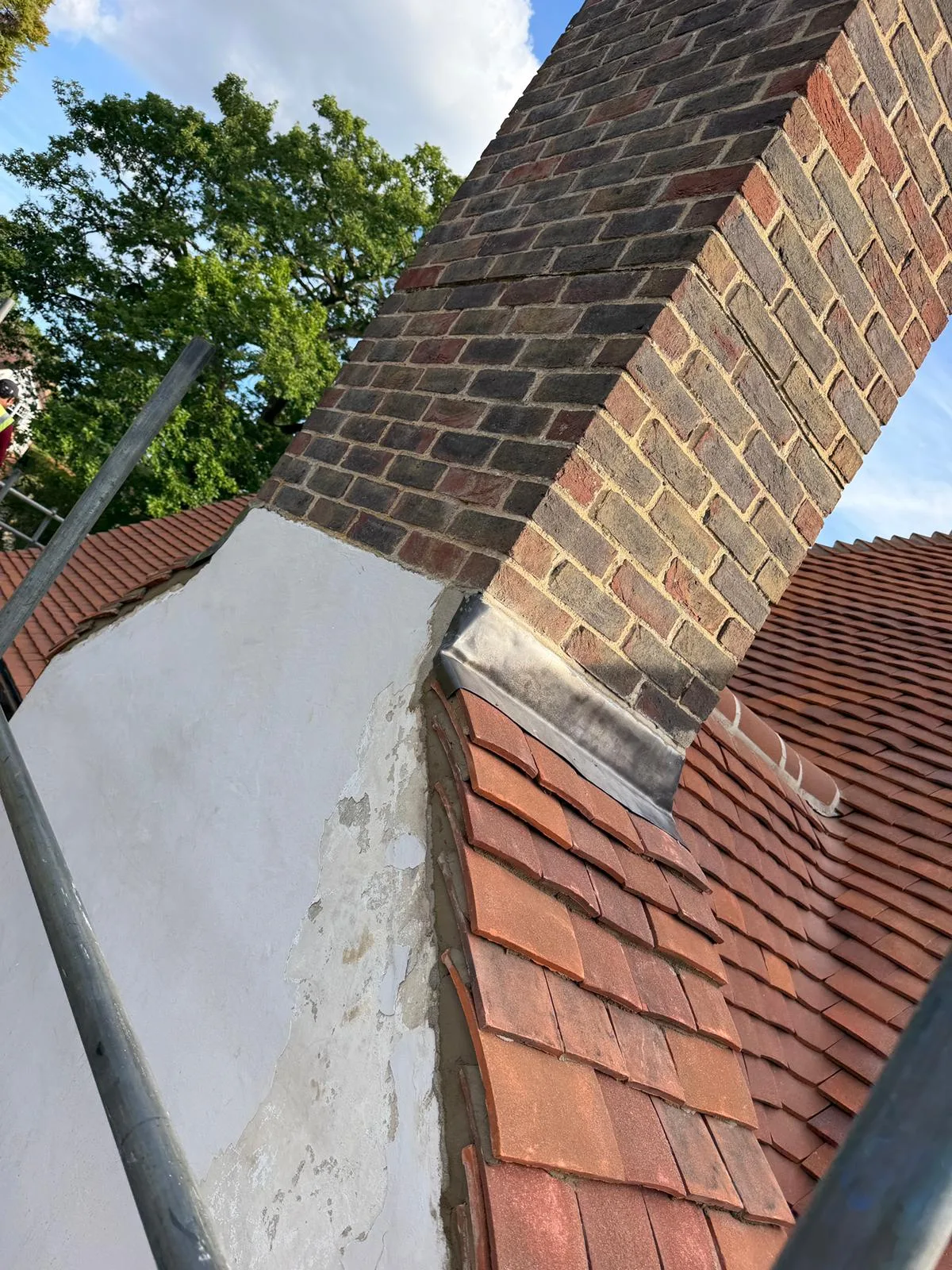 Detailing on our Richmond clay tile roof project