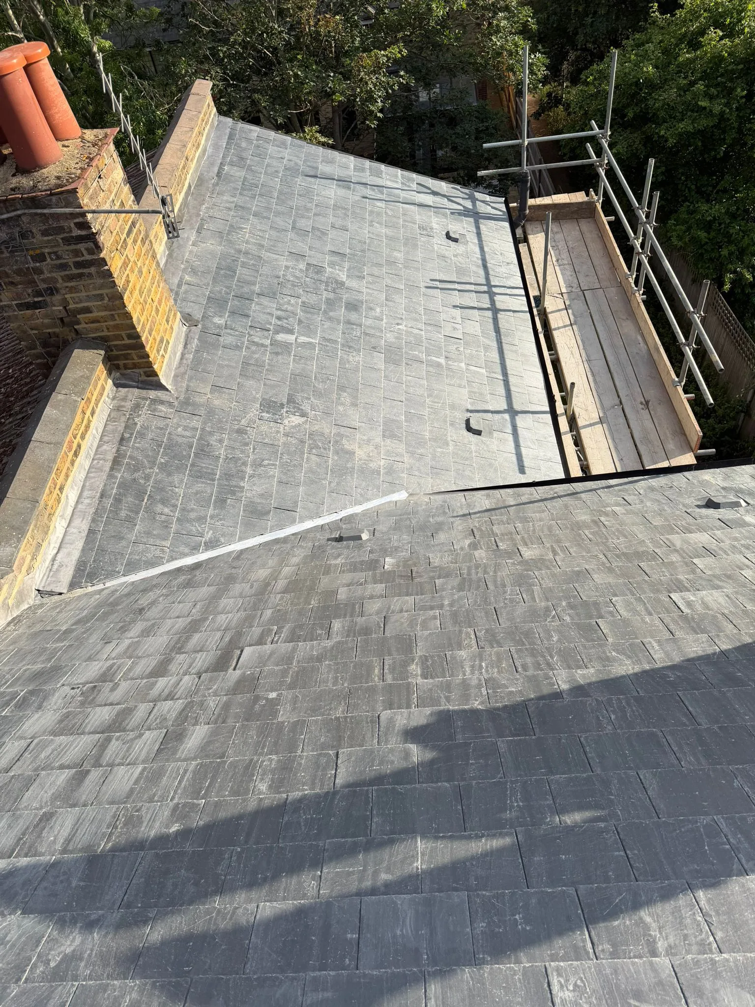 Natural Spanish slate roof in Twickenham